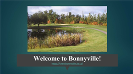 Welcome to Bonnyville! Location