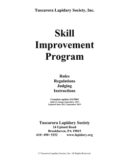 SKIP — the TLS Skill Improvement Program