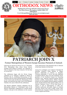 Orthodox News