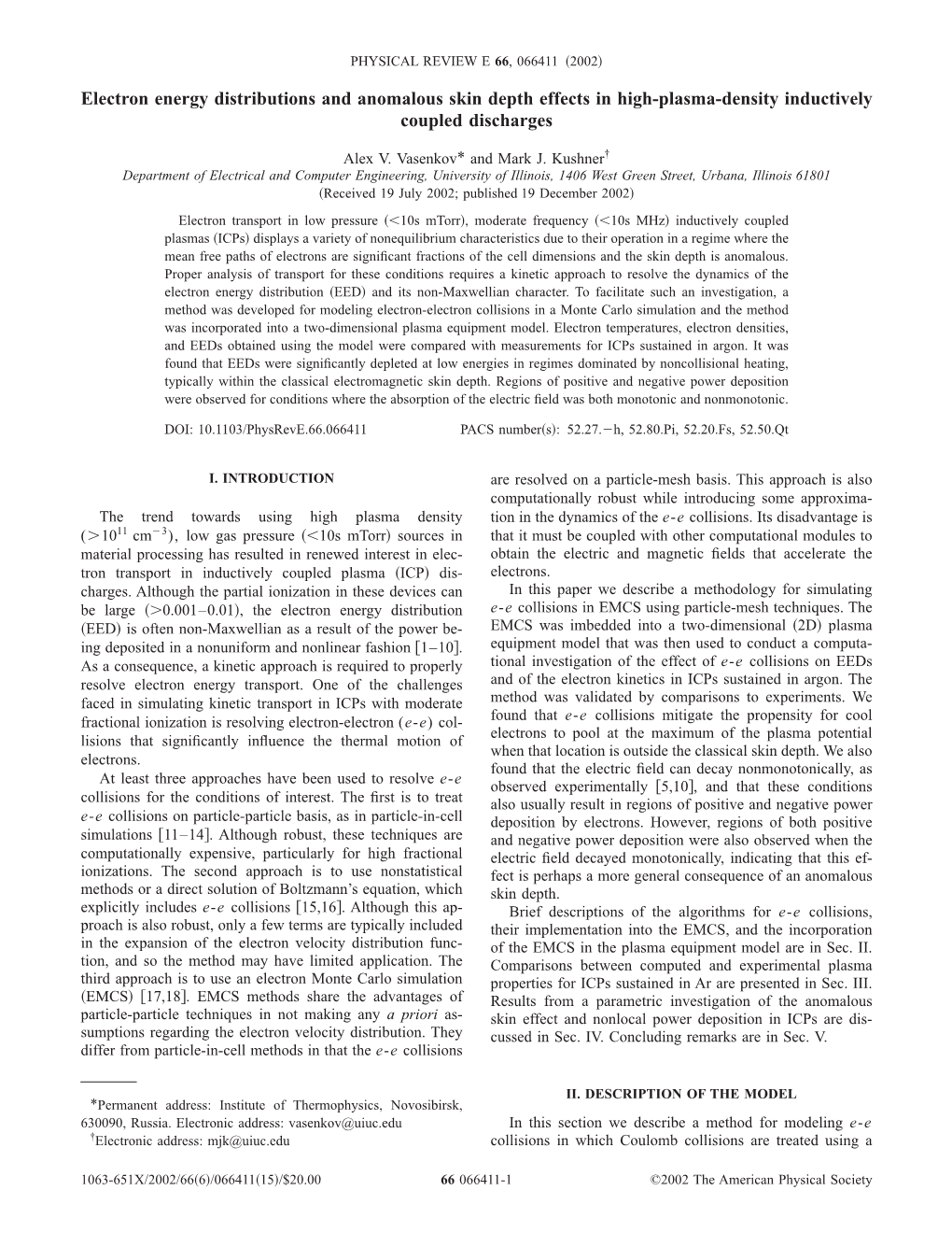 Electron Energy Distributions and Anomalous Skin Depth Effects in High-Plasma-Density Inductively Coupled Discharges