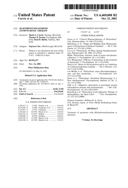 (12) United States Patent (10) Patent No.: US 6,469,008 B2 Currie Et Al