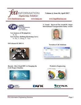 FEA Newsletter April 2017