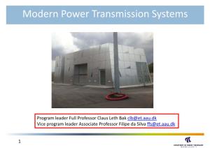 Modern Power Transmission Systems