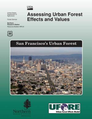Assessing Urban Forest Effects and Values, San Francisco’S Urban Forest