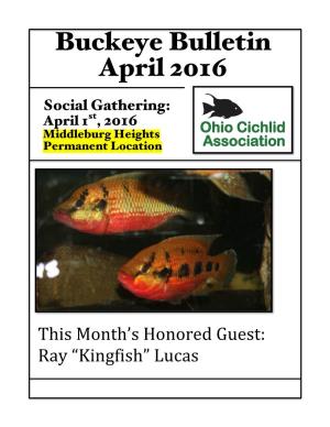 Buckeye Bulletin April 2016