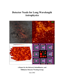 Detector Needs for Long Wavelength Astrophysics