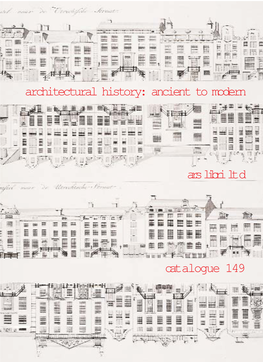 Ars Libri Ltd Catalogue 149 Architectural History: Ancient to Modern