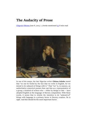 The Audacity of Prose.Pdf