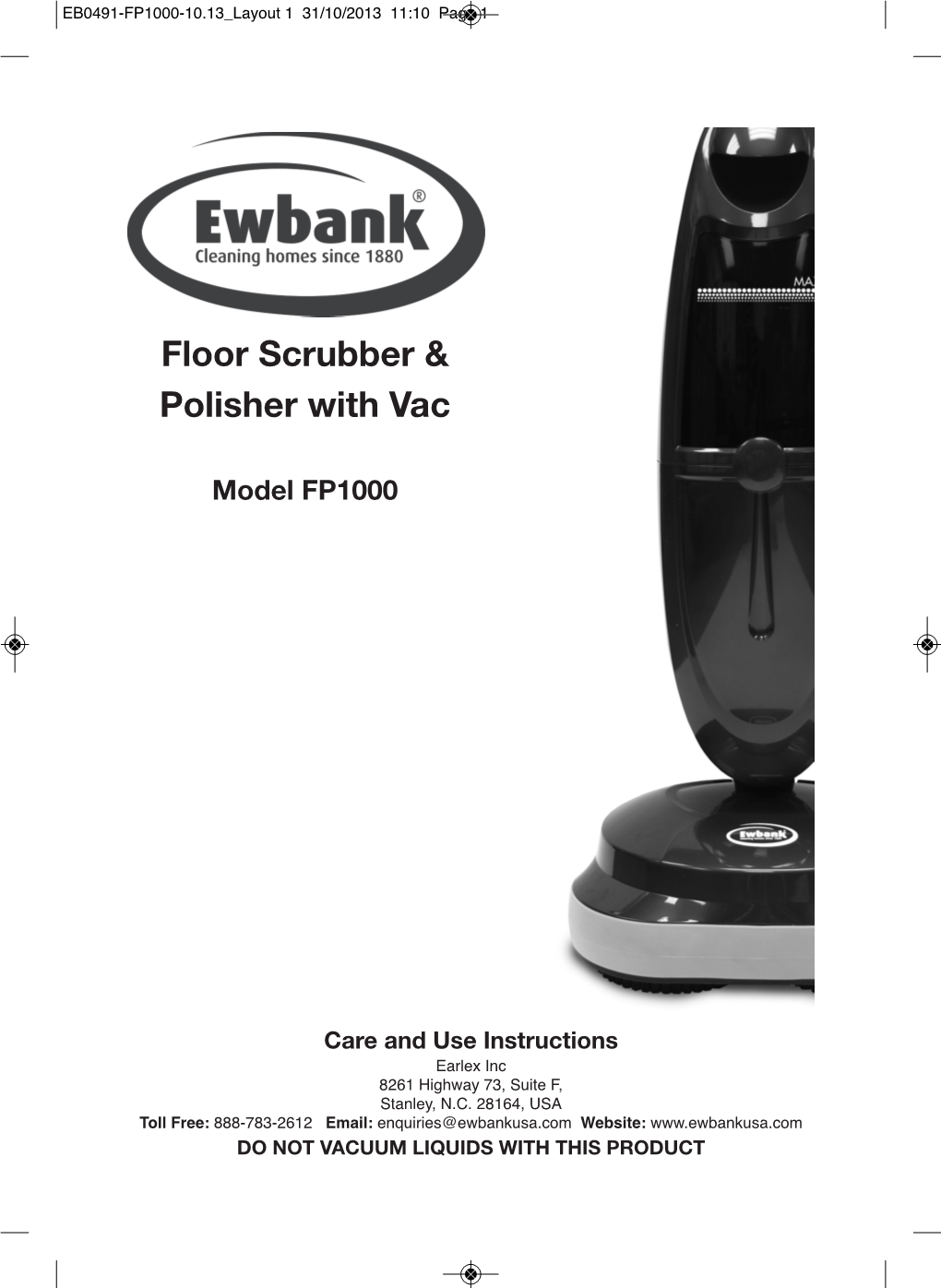 Floor Scrubber & Polisher With