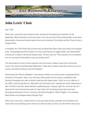 John Lewis' Choir