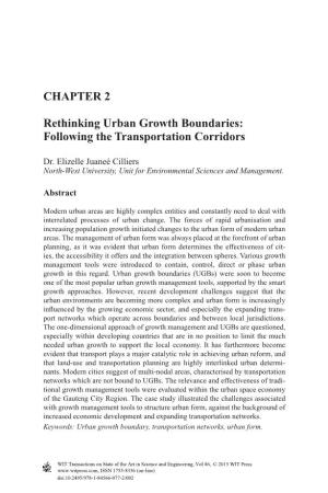CHAPTER 2 Rethinking Urban Growth Boundaries
