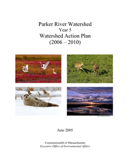 Parker River Watershed Watershed Action Plan