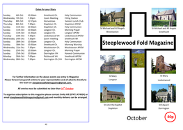 Steeplewood Fold Magazine October