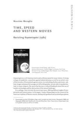 Time, Speed and Western Movies 577