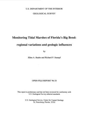 Monitoring Tidal Marshes of Florida's Big Bend;