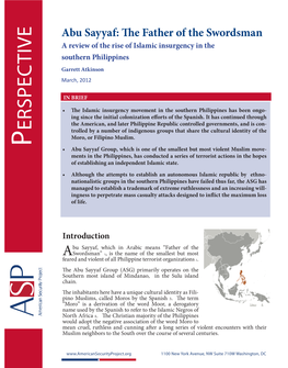 Abu Sayyaf Which Is One but of Smallest the Most Violent Muslim Move Moro, Or Filipino Muslim