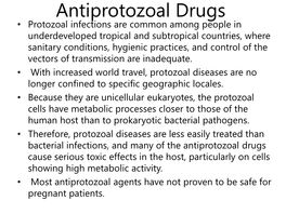 Antiprotozoal Drugs