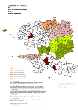 Classement Des Communes En Zone De Revitalisation Rurale Et En Contrats De Ruralité