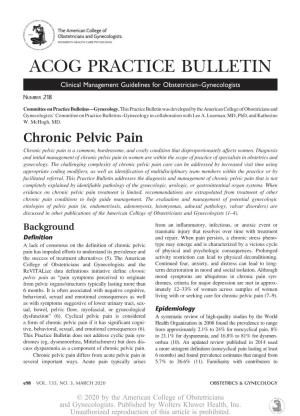 Acog Practice Bulletin
