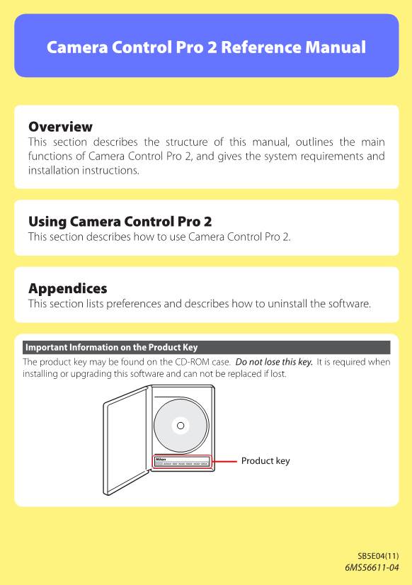 Camera Control Pro 2 Reference Manual