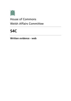 House of Commons Welsh Affairs Committee