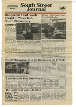 South Street Journal News Serving and For: Grand Boulevard (Bronzeville), Douglas, Oakland, Kenwood, Woodlawn, Washington Park, Hyde Park, Near South, Gap, So