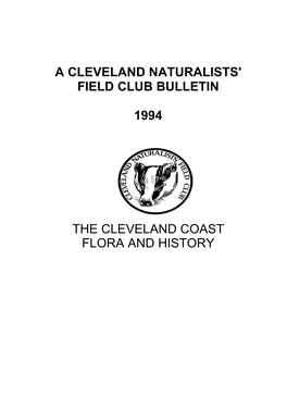 The Cleveland Naturalists' Report on the Flora of the Coast