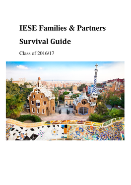 IESE Families & Partners Survival Guide