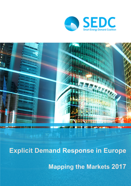 Explicit Demand Response in Europe