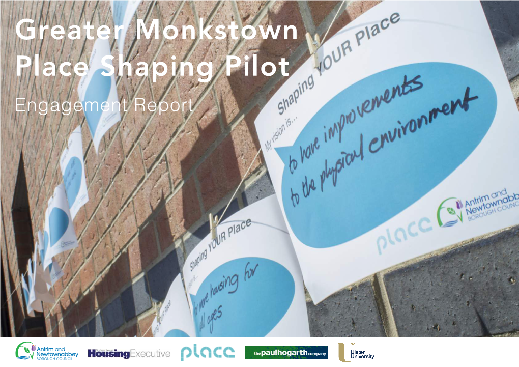 Greater Monkstown Place Shaping Pilot Engagement Report