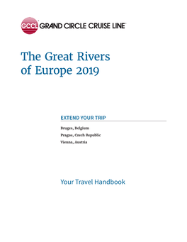 The Great Rivers of Europe 2019