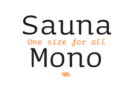 Sauna Mono One Size for All