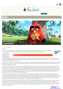 The Angry Birds Movie Movie Review (2016) | Roger Ebert