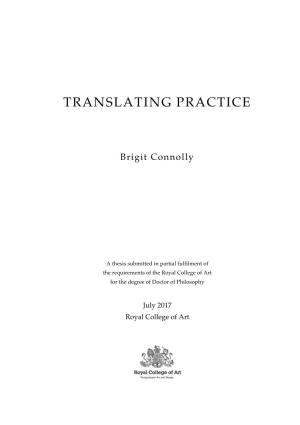 Translating Practice