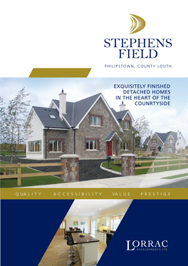 Exquisitely Finished Detached Homes in the Heart of the Counrtyside