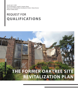 The Former Oaktree Site Revitalization Plan 2