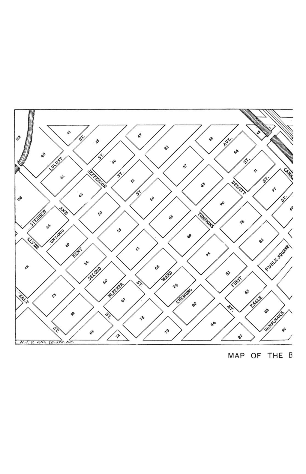 Map of the B Lodgood Tract