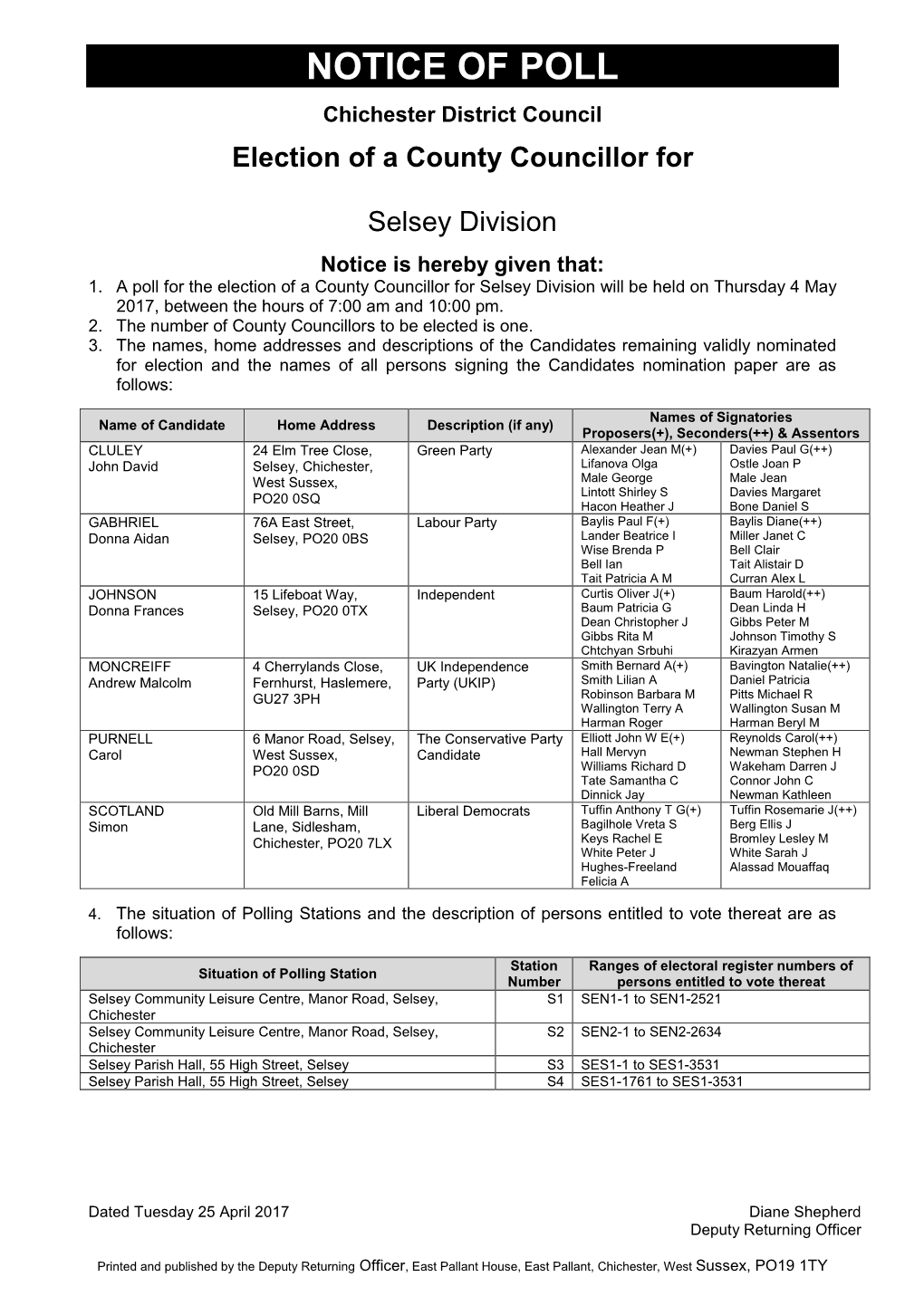 Selsey Division