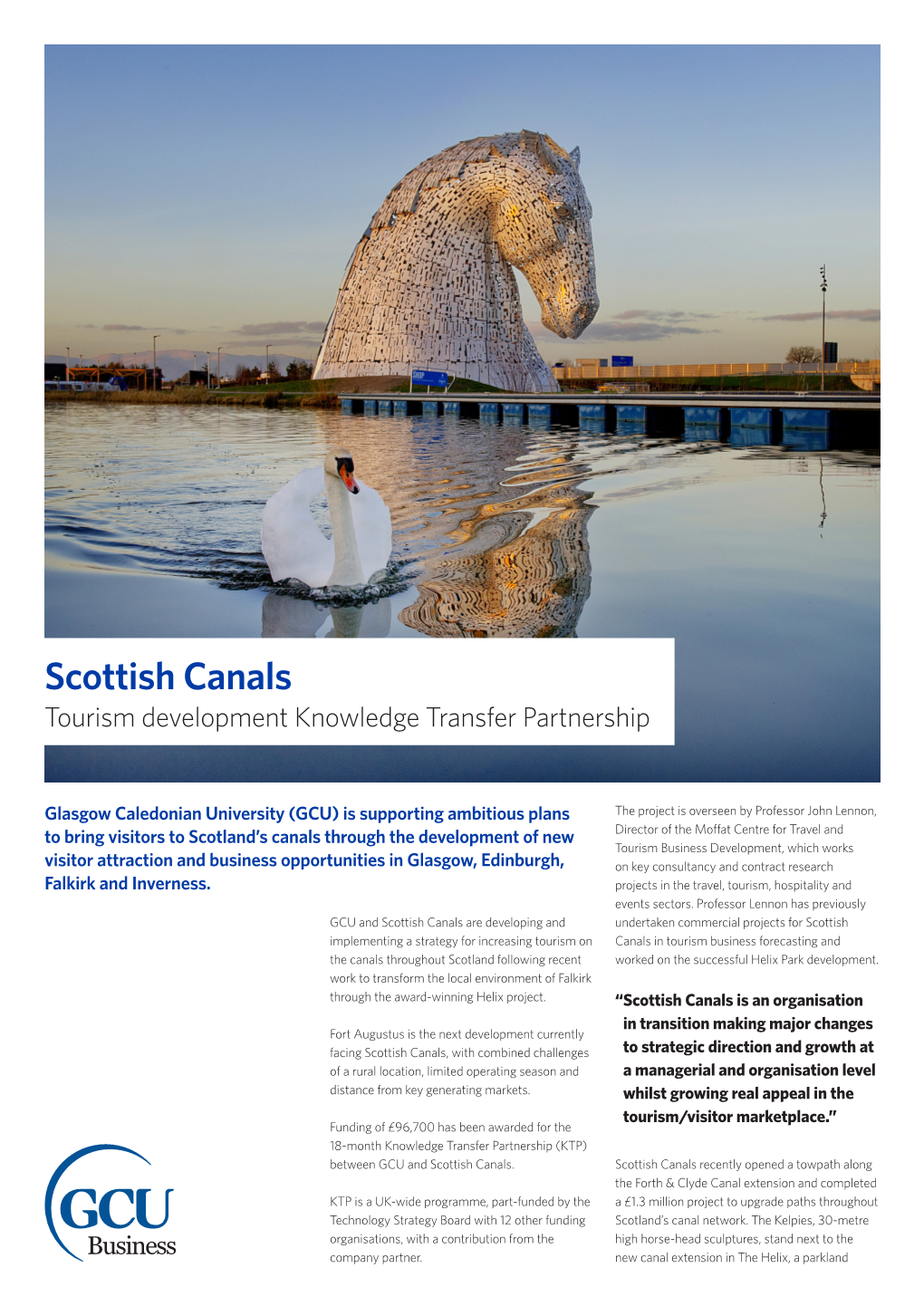 Scottish Canals Tourism Development Knowledge Transfer Partnership