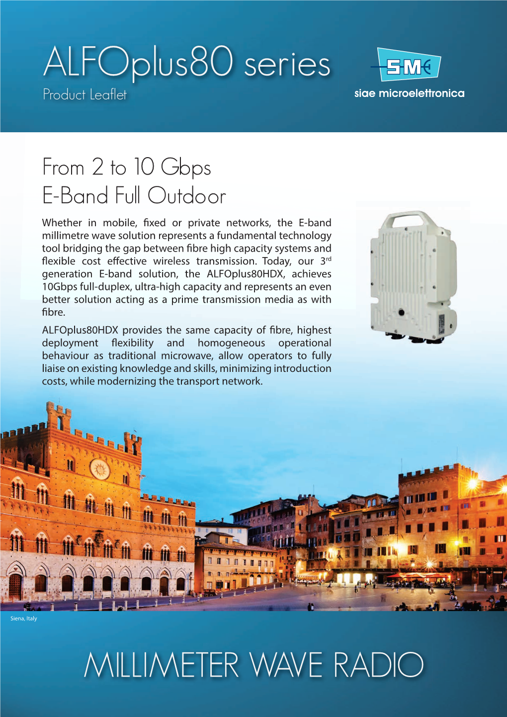 Alfoplus80 Series Product Leaflet