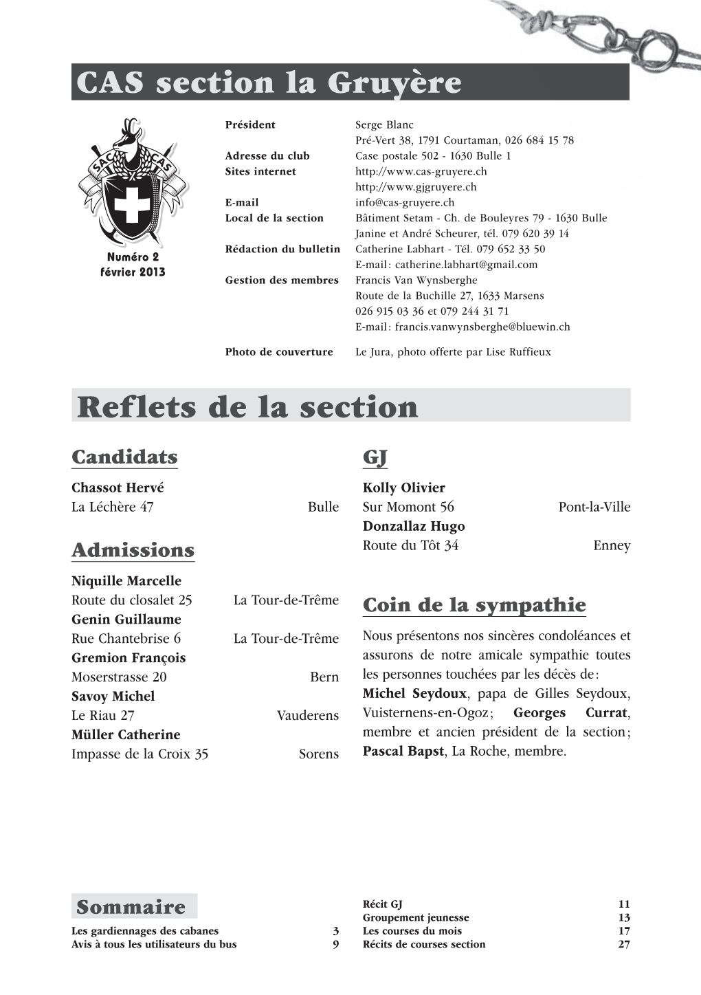 CAS Section La Gruyère