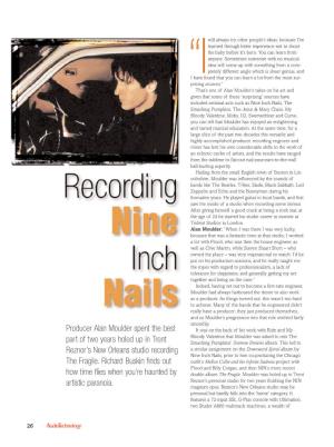 Recording Nine Inch Nails Issue 10