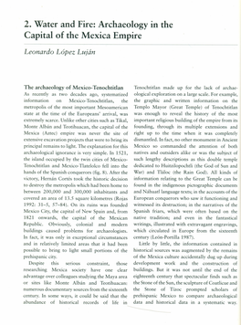 2. Water and Fire: Archaeology in the Capital of the Mexica Empire