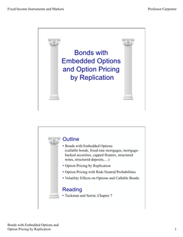 14 Bonds with Embedded Options and Option Pricing by Replication.Pptx
