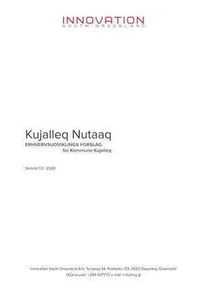 Kujalleq Nutaaq ERHVERVSUDVIKLINGS FORSLAG for Kommune Kujalleq