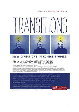 Programme on Comics, and Reviews Films for Electric Sheep Magazine