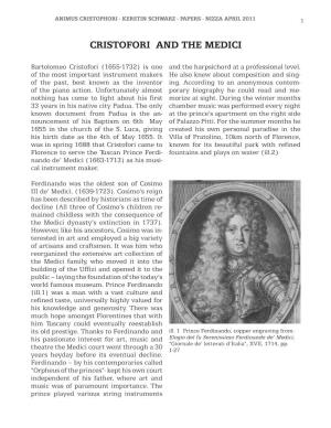 Cristofori and the Medici