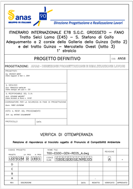 Progetto Definitivo An58