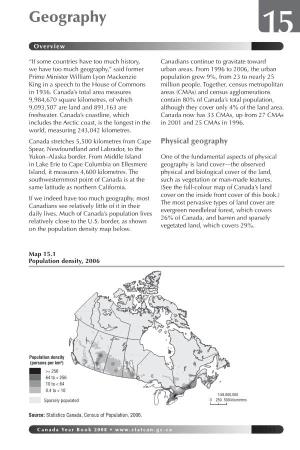 Geography 15 Overview
