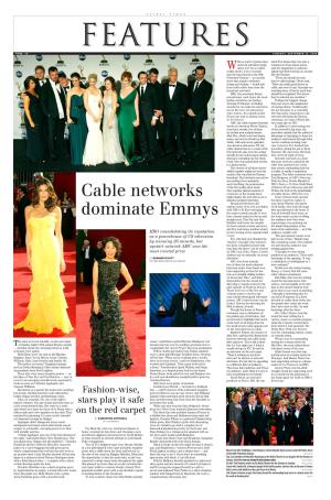 Cable Networks Dominate Emmys